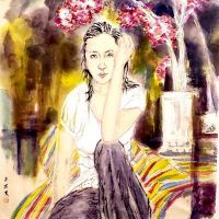 都市情调 唯美浪漫——胡清菘人物画赏析