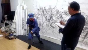 王晓银大型西路军主题美术作品《西路军血战永昌》创作纪实
