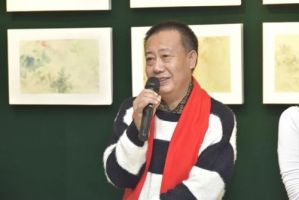 游心——雨鹤作品展在北京个山美术馆隆重展出